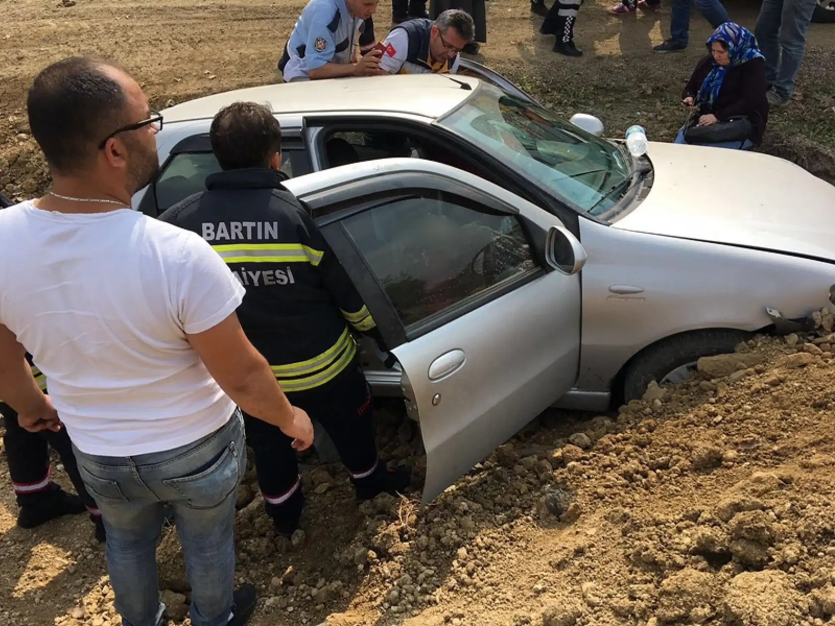 Bartın Çaycuma yolunda feci kaza!!!