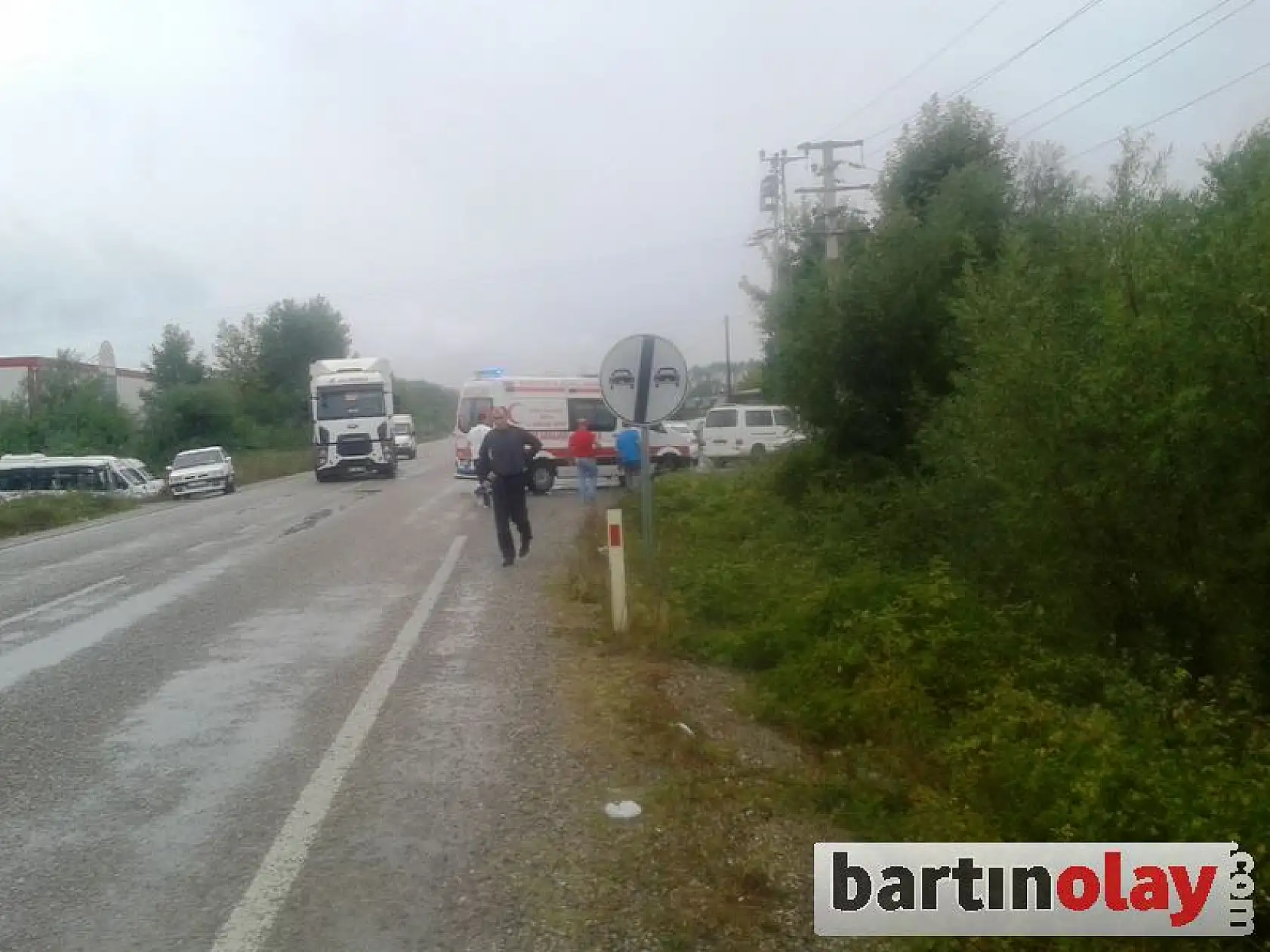 Bartın'da 2 kaza birden