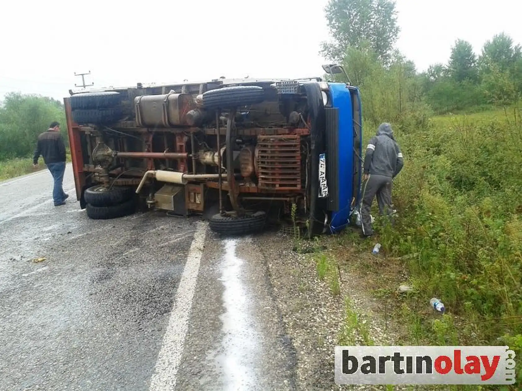 Bartın'da 2 kaza birden
