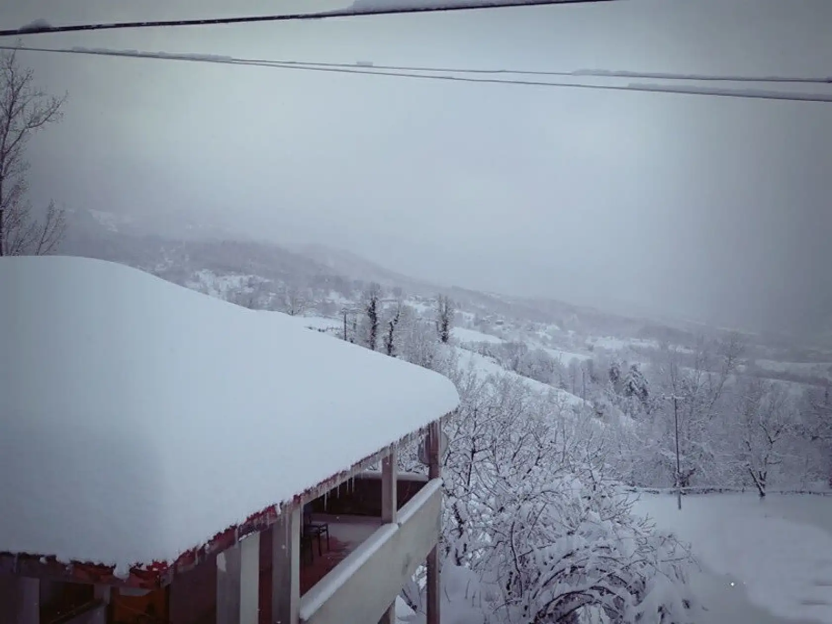 Bartın'da 41 köy yolu kapandı