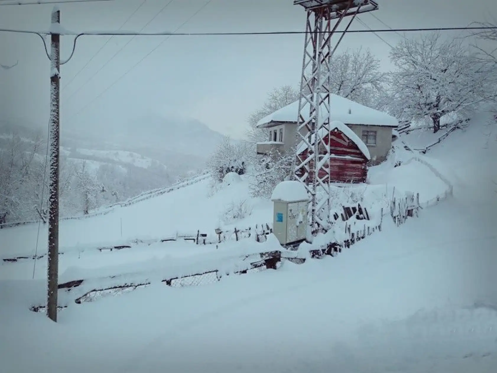 Bartın'da 41 köy yolu kapandı