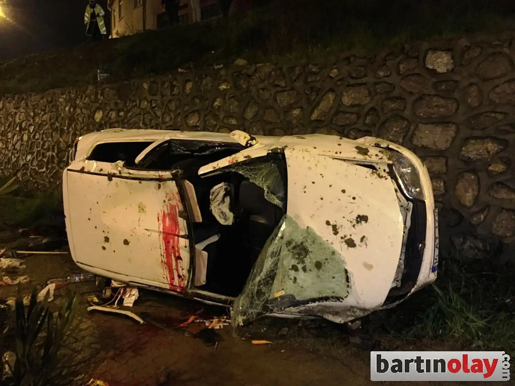 Bartın'da feci kaza, 1 ölü 2 yaralı