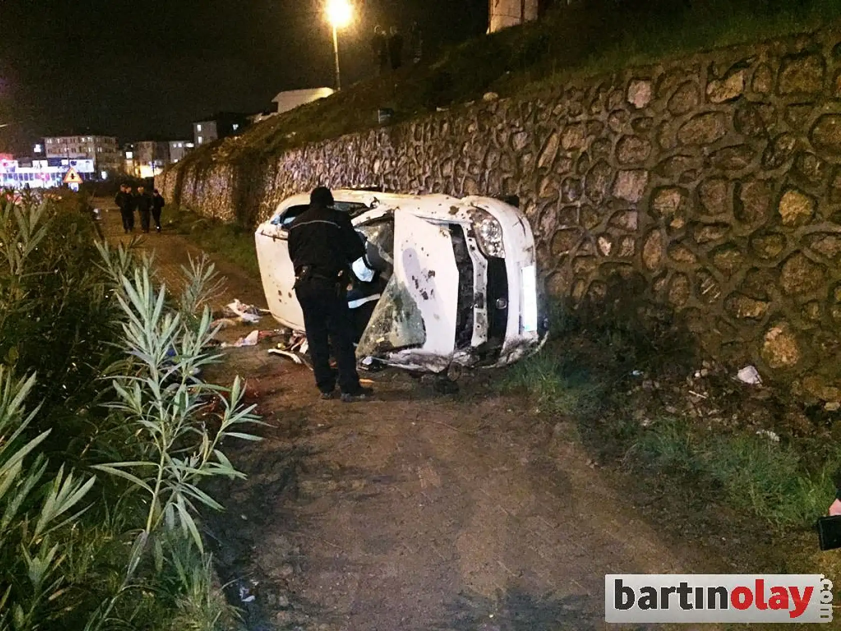 Bartın'da feci kaza, 1 ölü 2 yaralı