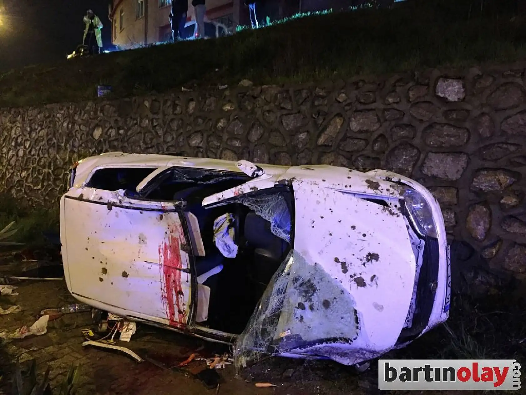 Bartın'da feci kaza, 1 ölü 2 yaralı