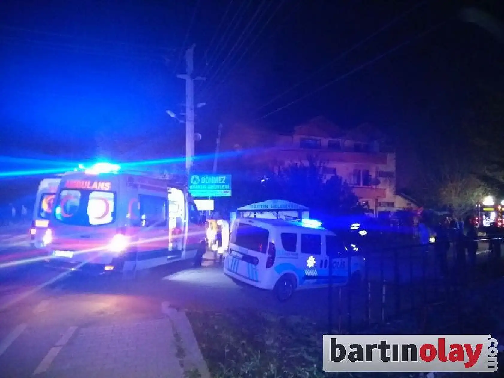 Bartın'da gece yarısı yangın! 