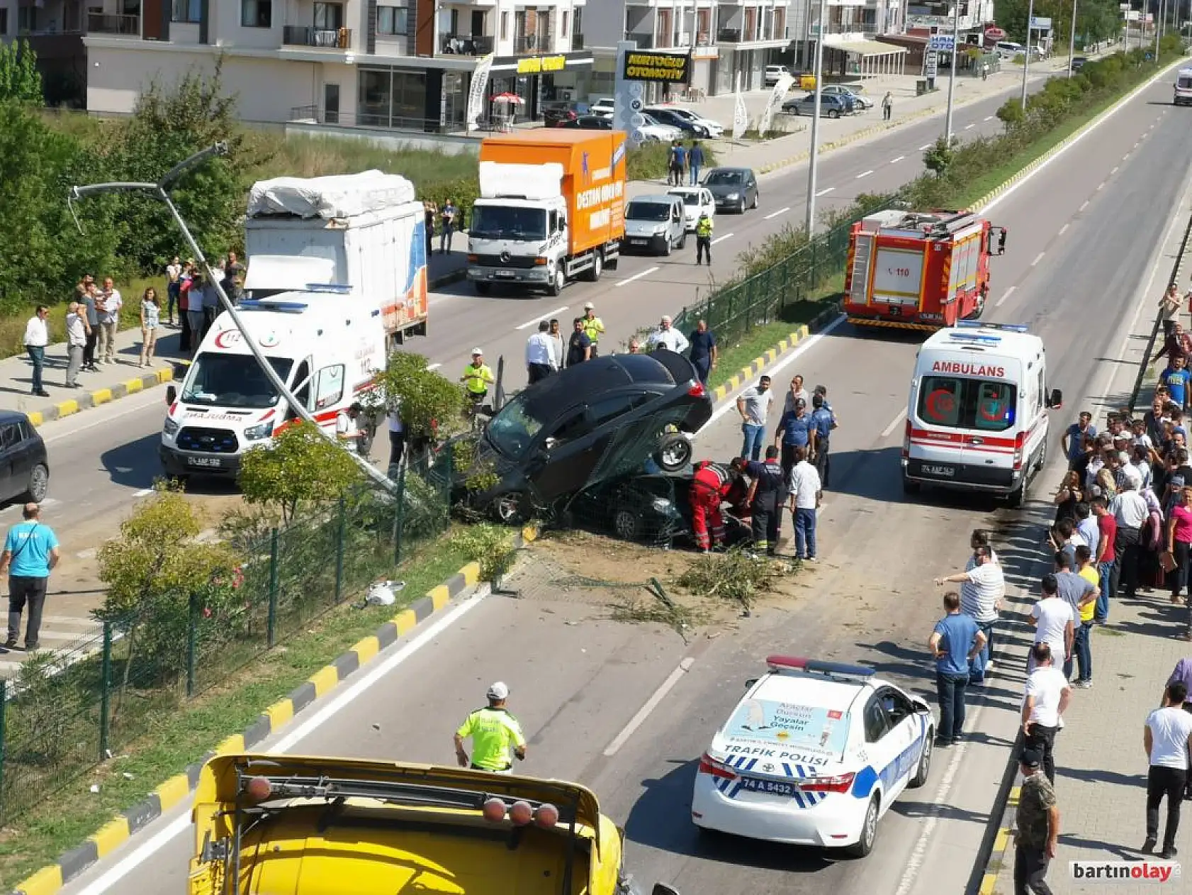 Bartın'da korkunç kaza