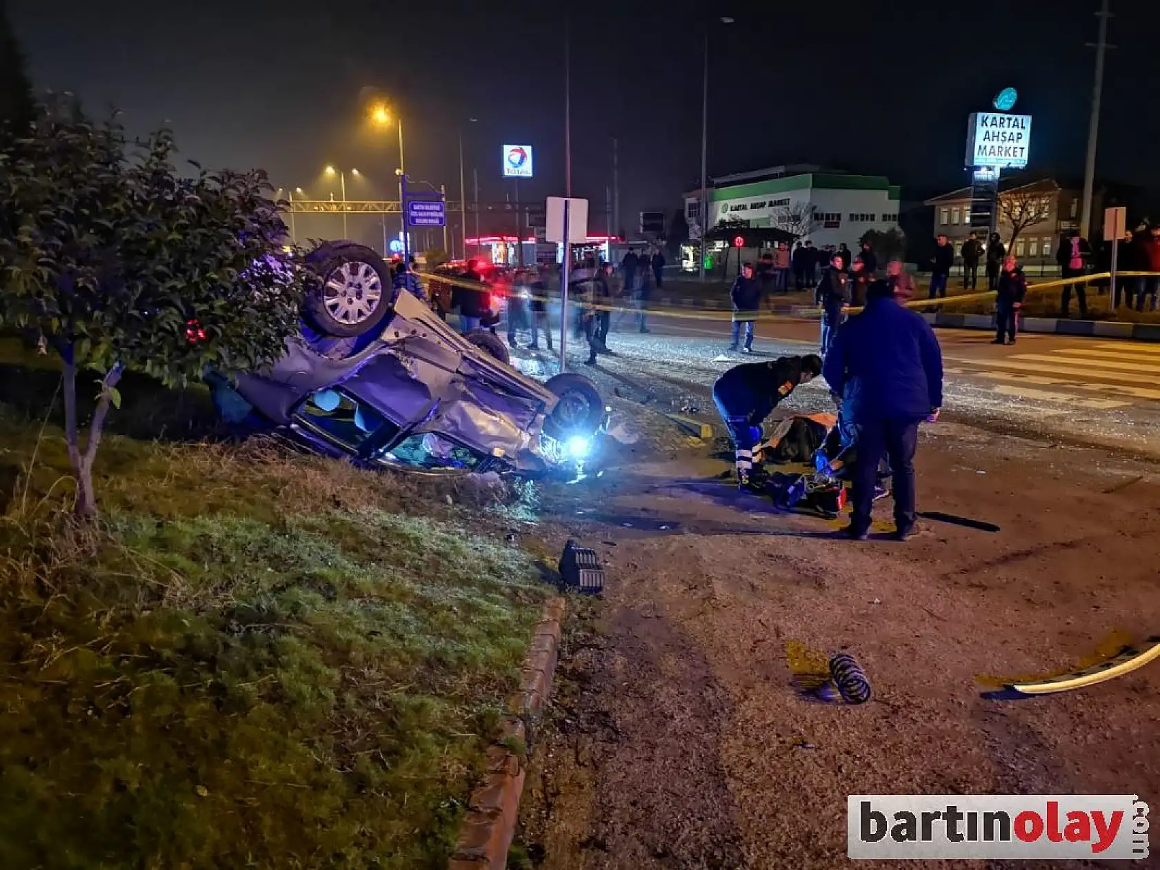 Bartın'da ölümlü feci kaza!