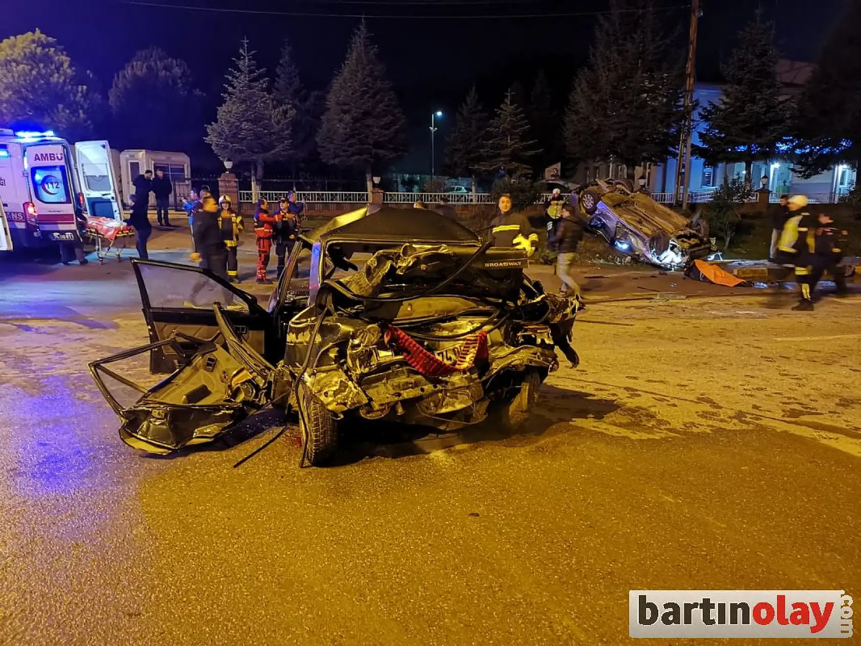 Bartın'da ölümlü feci kaza!