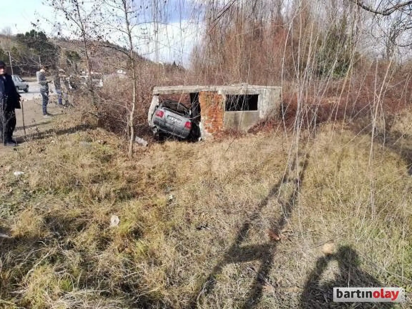 Bartın'da şaşırtan kaza
