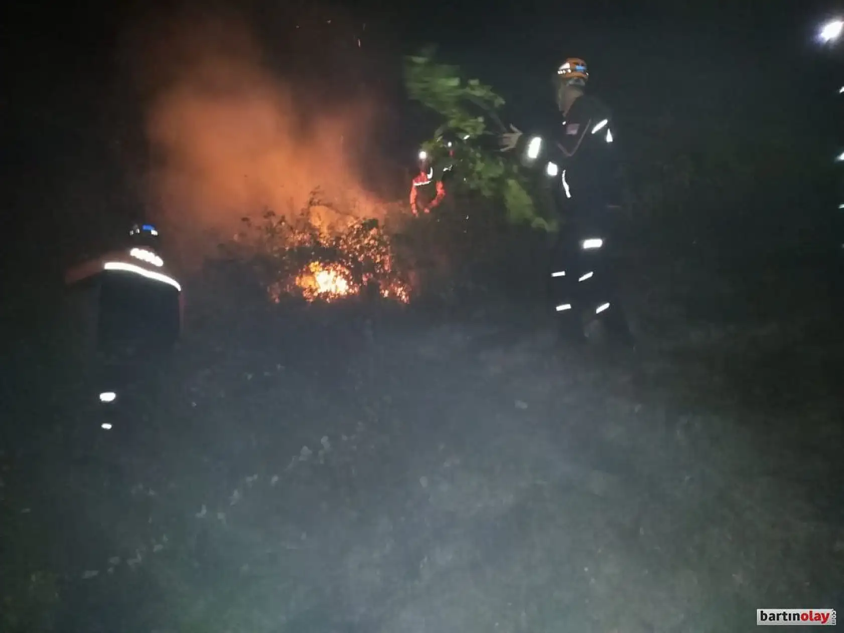 Bartın'da yine sıcak saatler