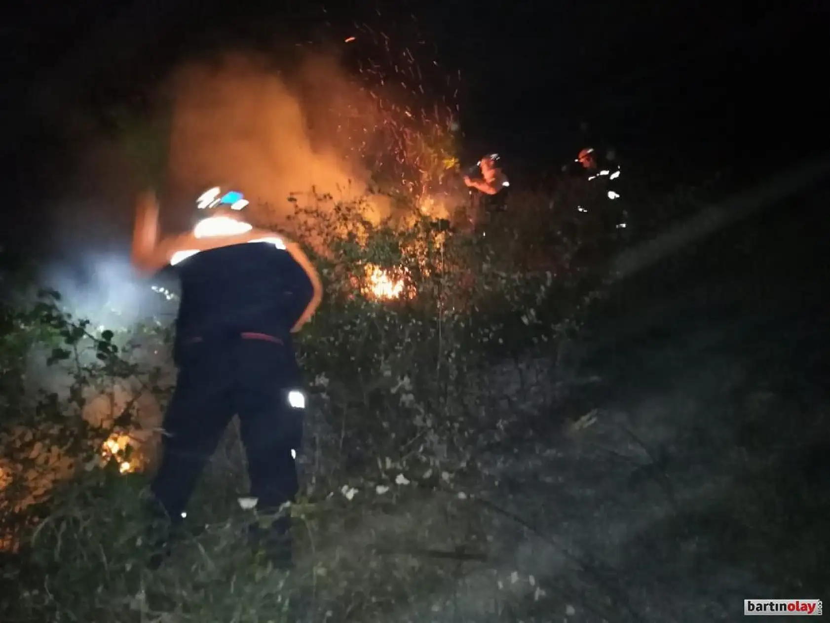 Bartın'da yine sıcak saatler