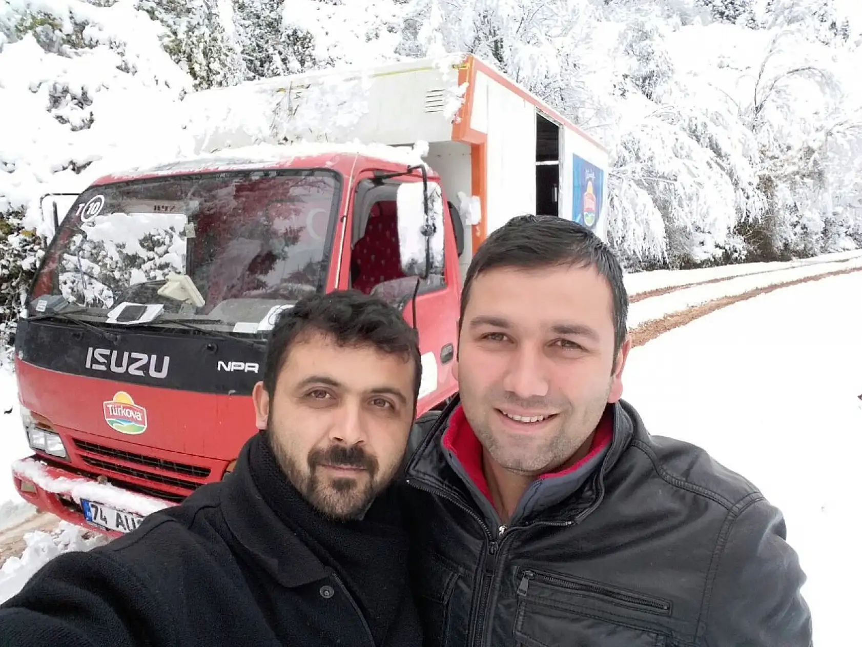 Bartın'dan kartpostallık kar manzaraları