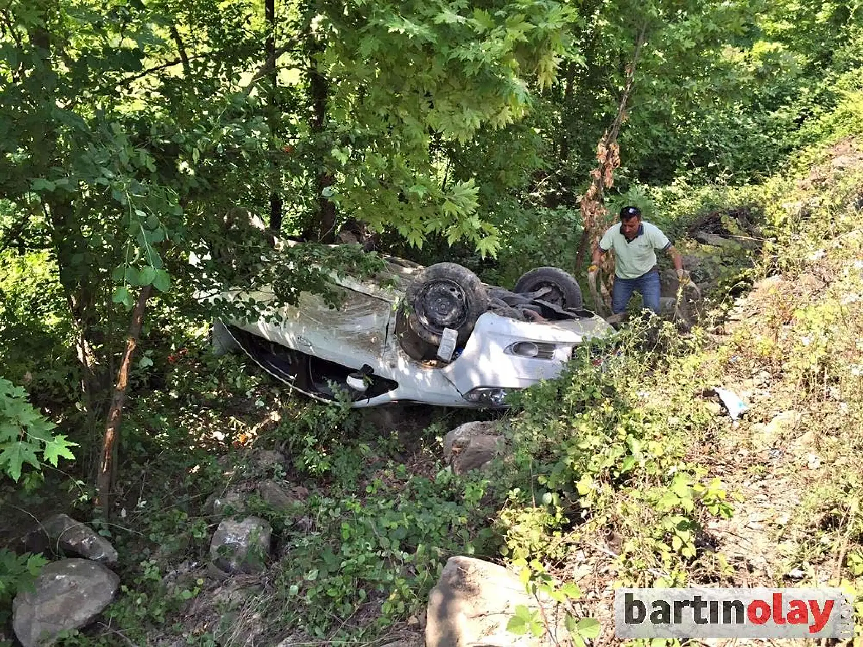 Bartın Karabük yolunda üst üste 2 kaza