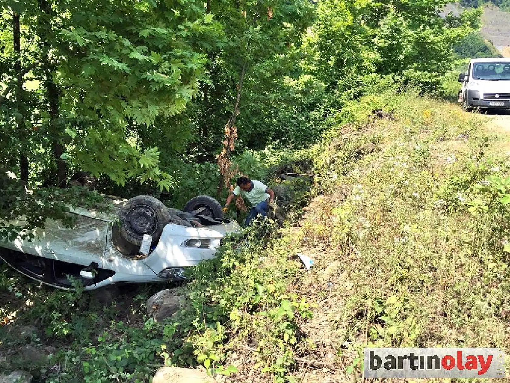 Bartın Karabük yolunda üst üste 2 kaza