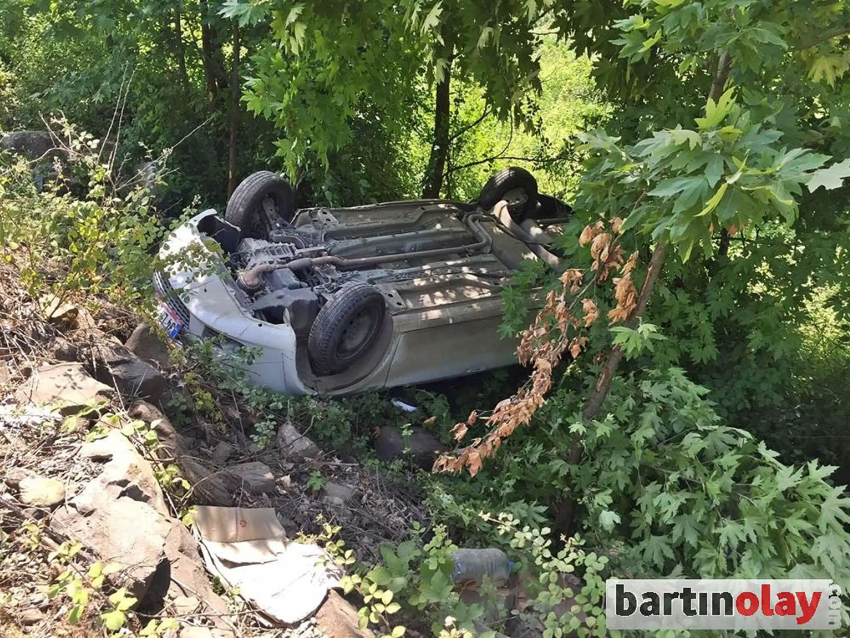 Bartın Karabük yolunda üst üste 2 kaza