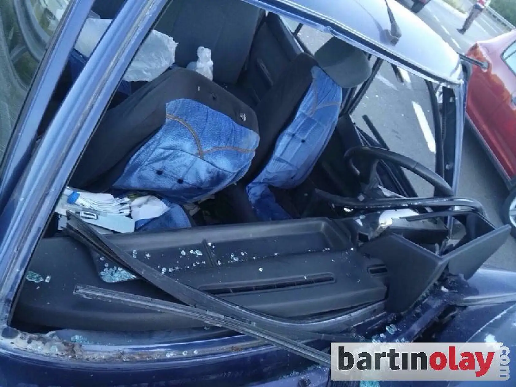 Bartınlı aile kaza yaptı