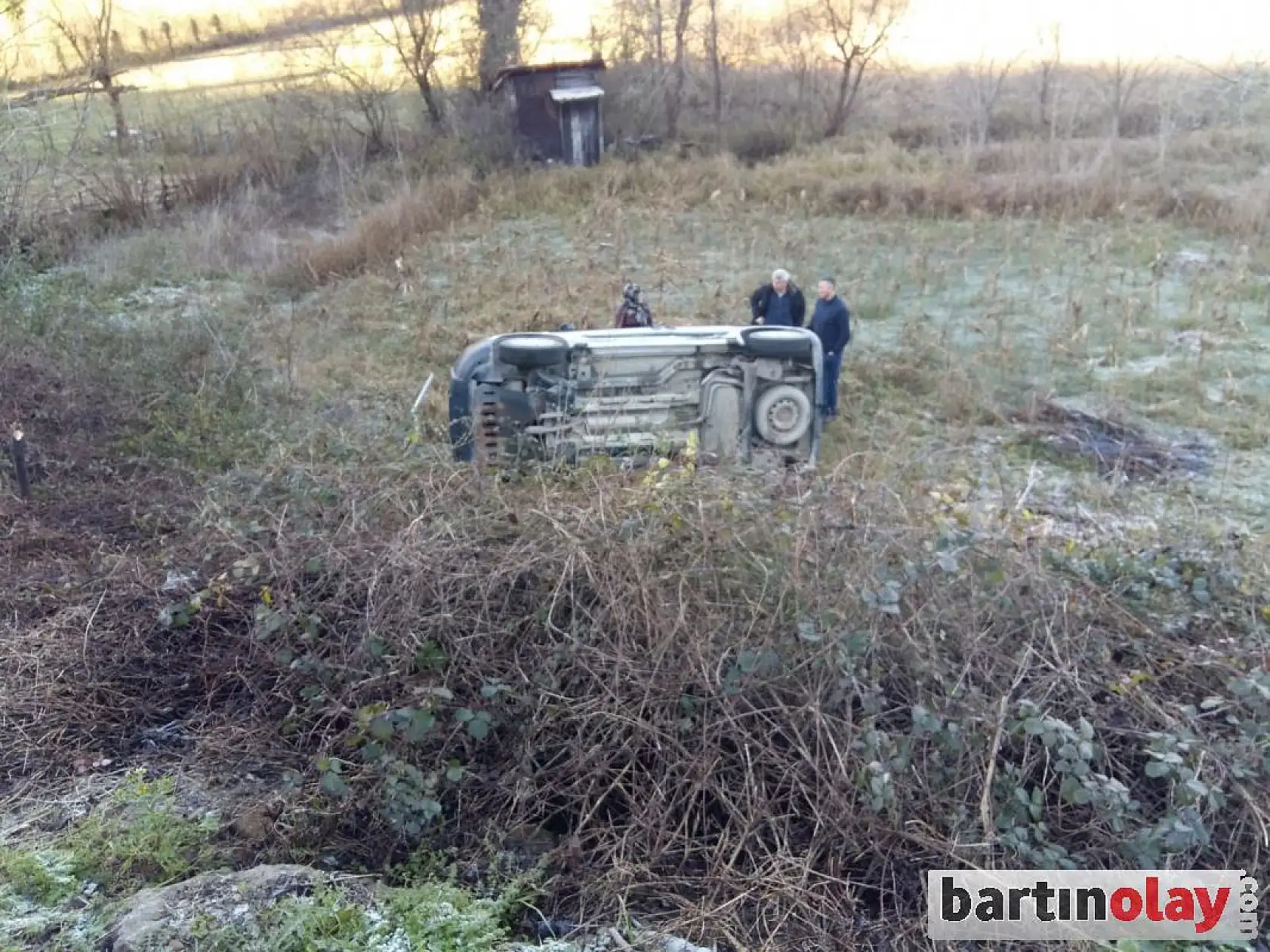 Buzlu yollarda kayan kayana