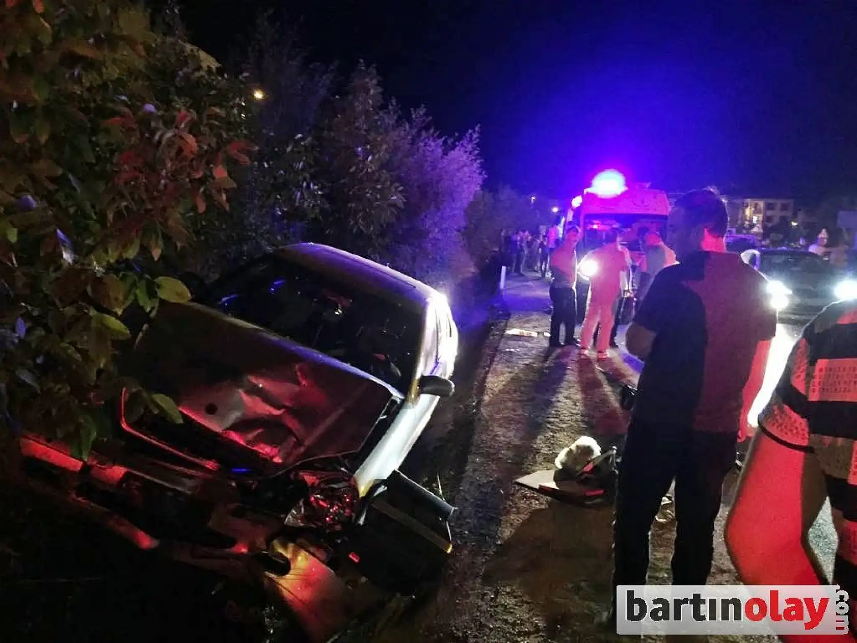 Çaydüzü kavşağında kaza, 7 yaralı