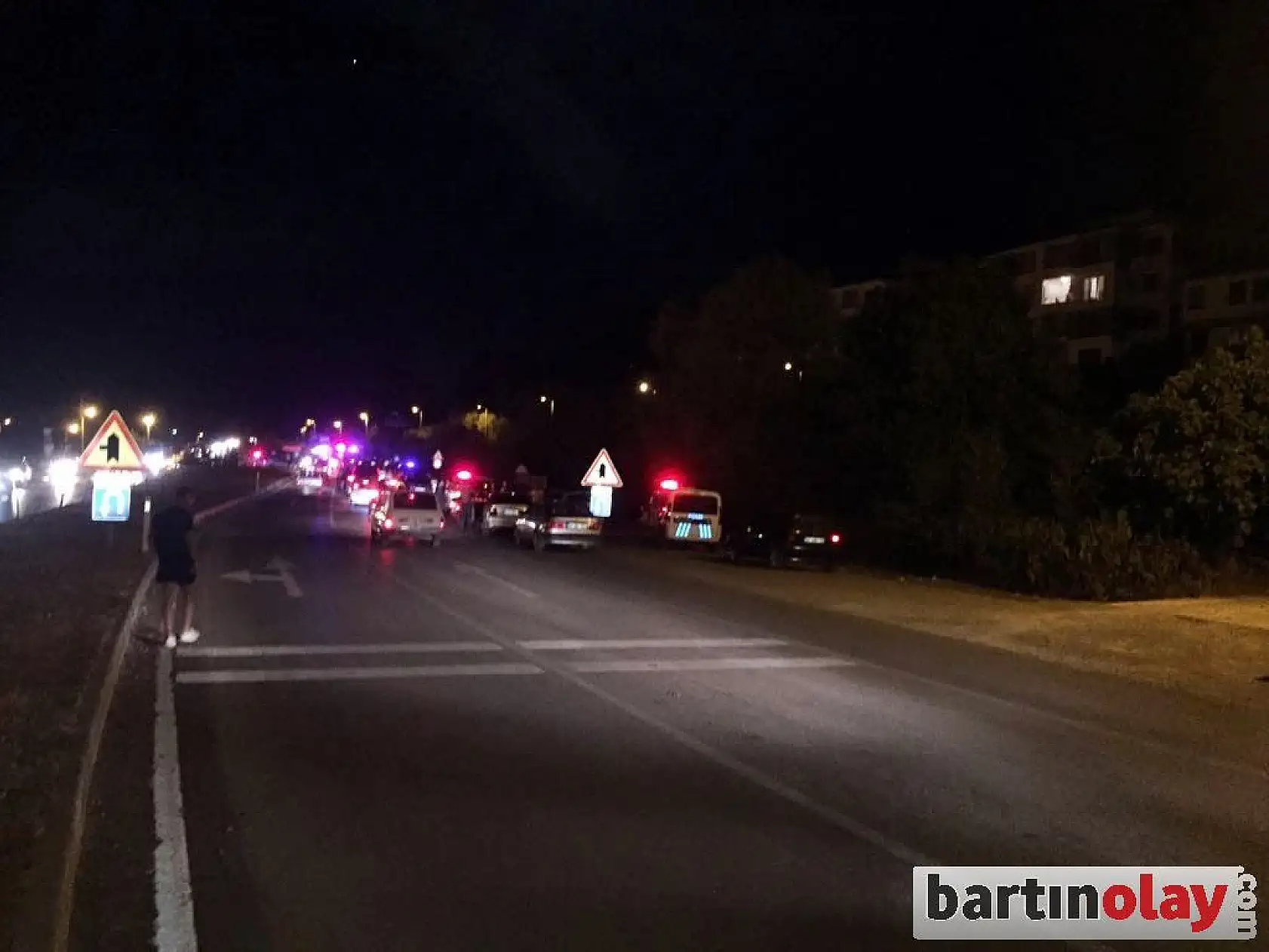 Çaydüzü kavşağında kaza, 7 yaralı