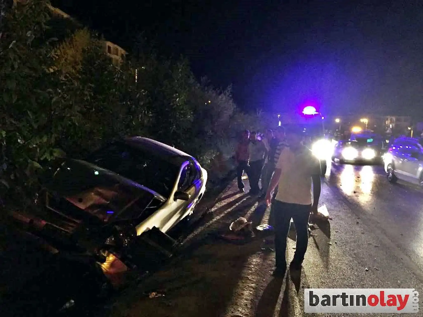 Çaydüzü kavşağında kaza, 7 yaralı