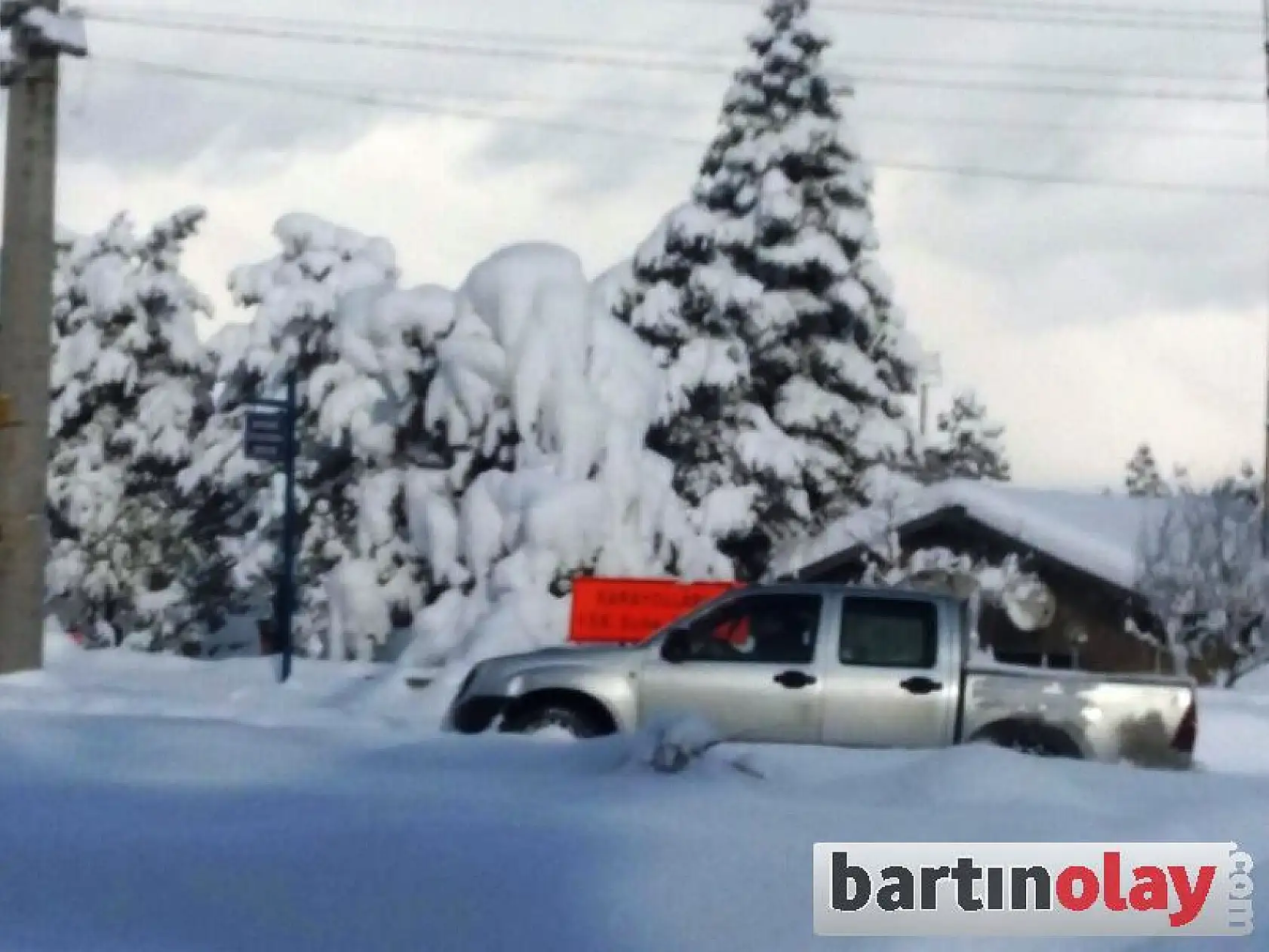 Bartın'da Kar Kalınlığı 1 Metreye yaklaştı