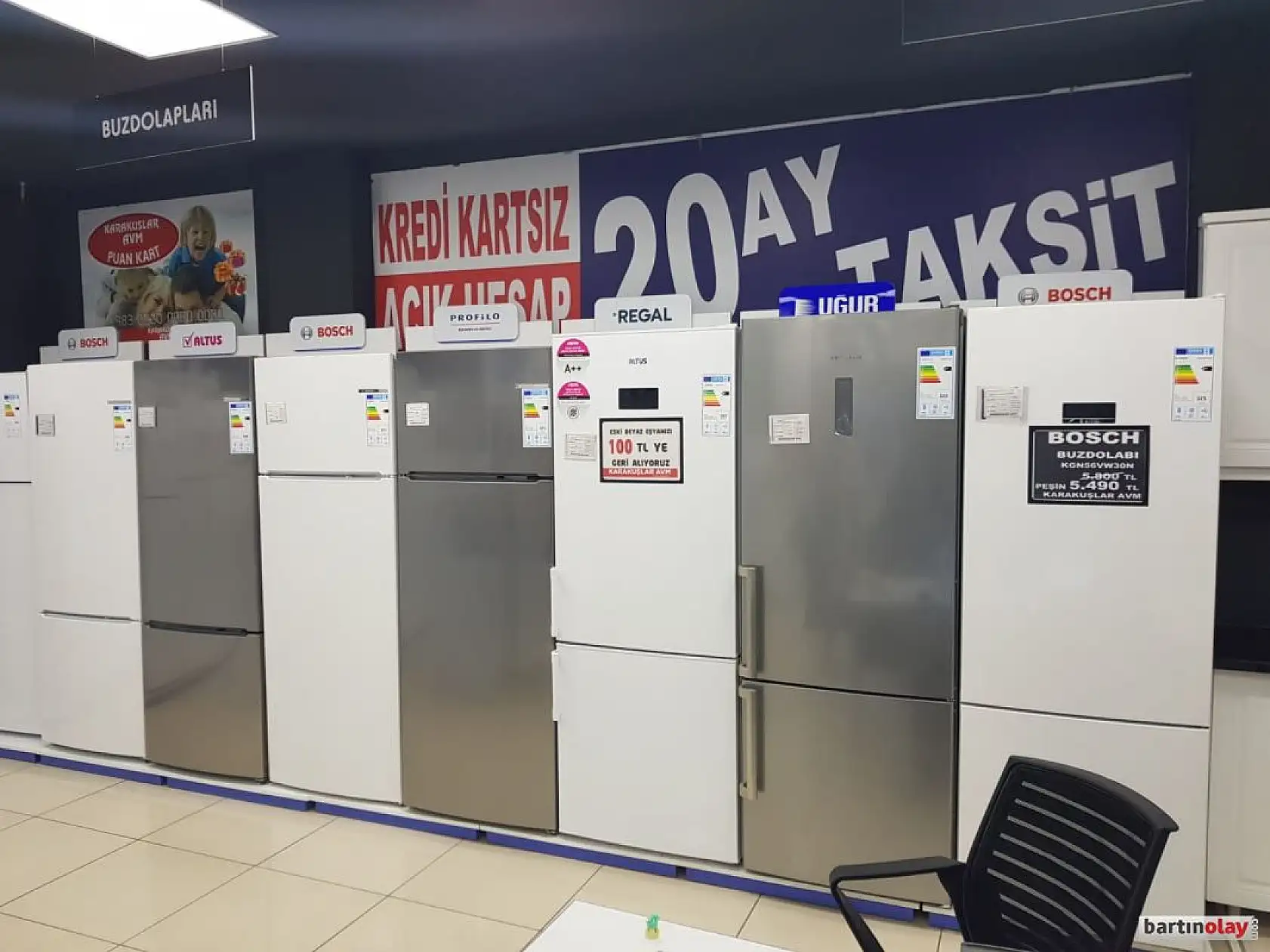 Evinizin tüm ihtiyaçları Karakuşlar AVM'de