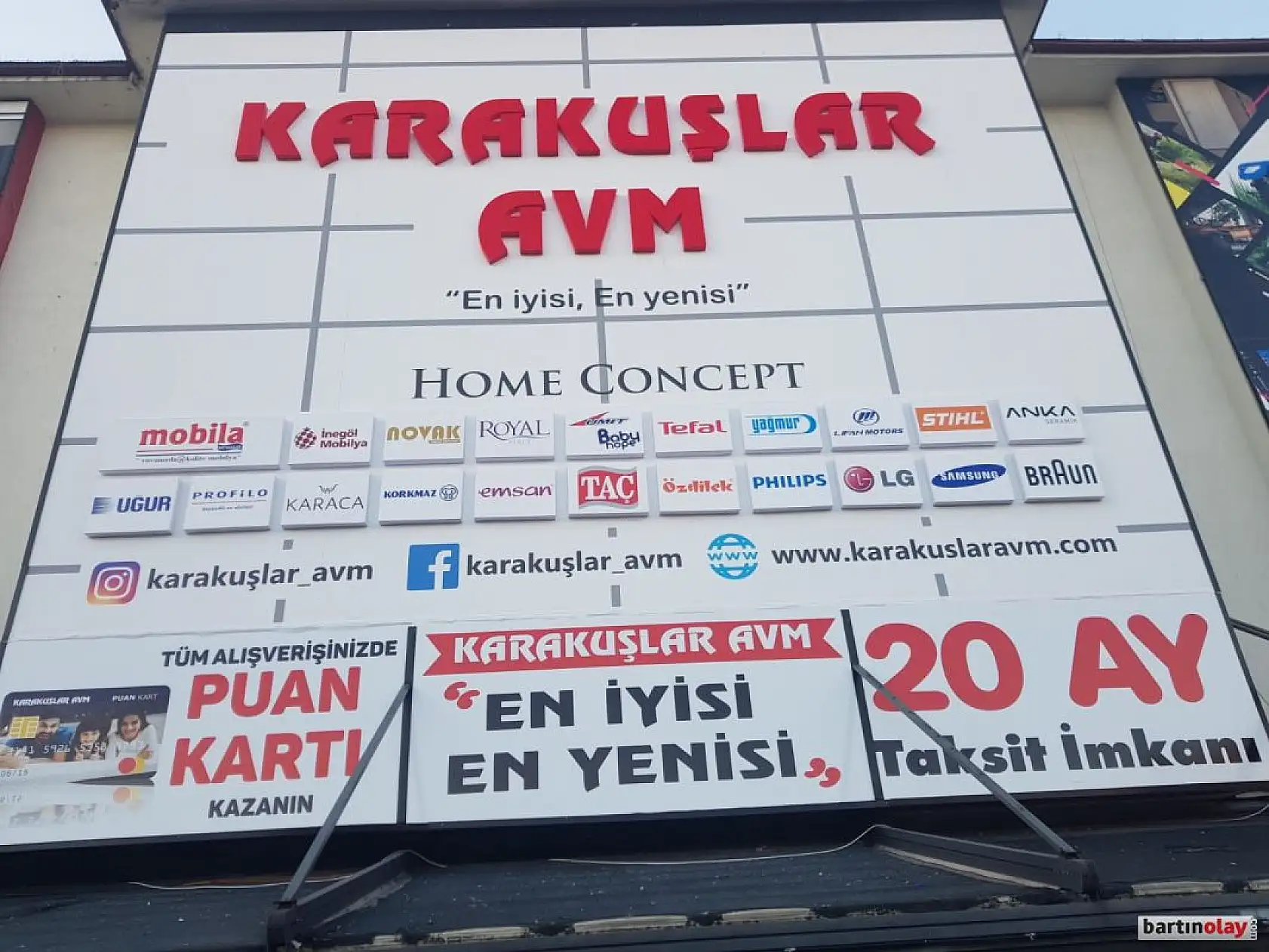 Evinizin tüm ihtiyaçları Karakuşlar AVM'de