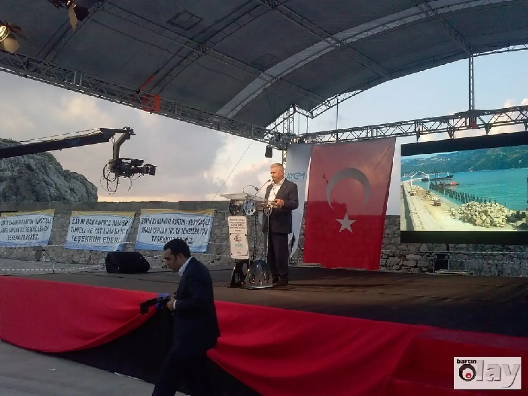 Bakan Yıldırım Bartın'da