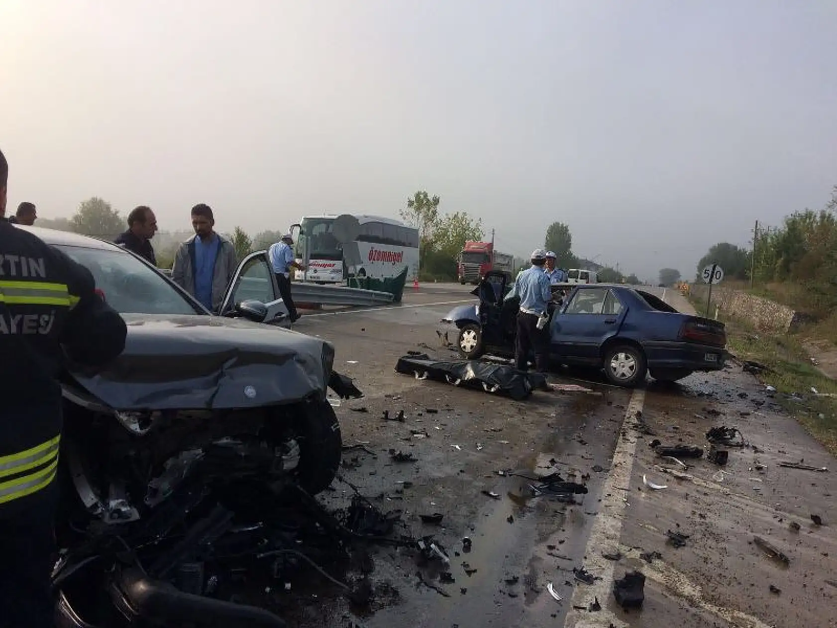 Feci kazada 1 kişi hayatını kaybetti