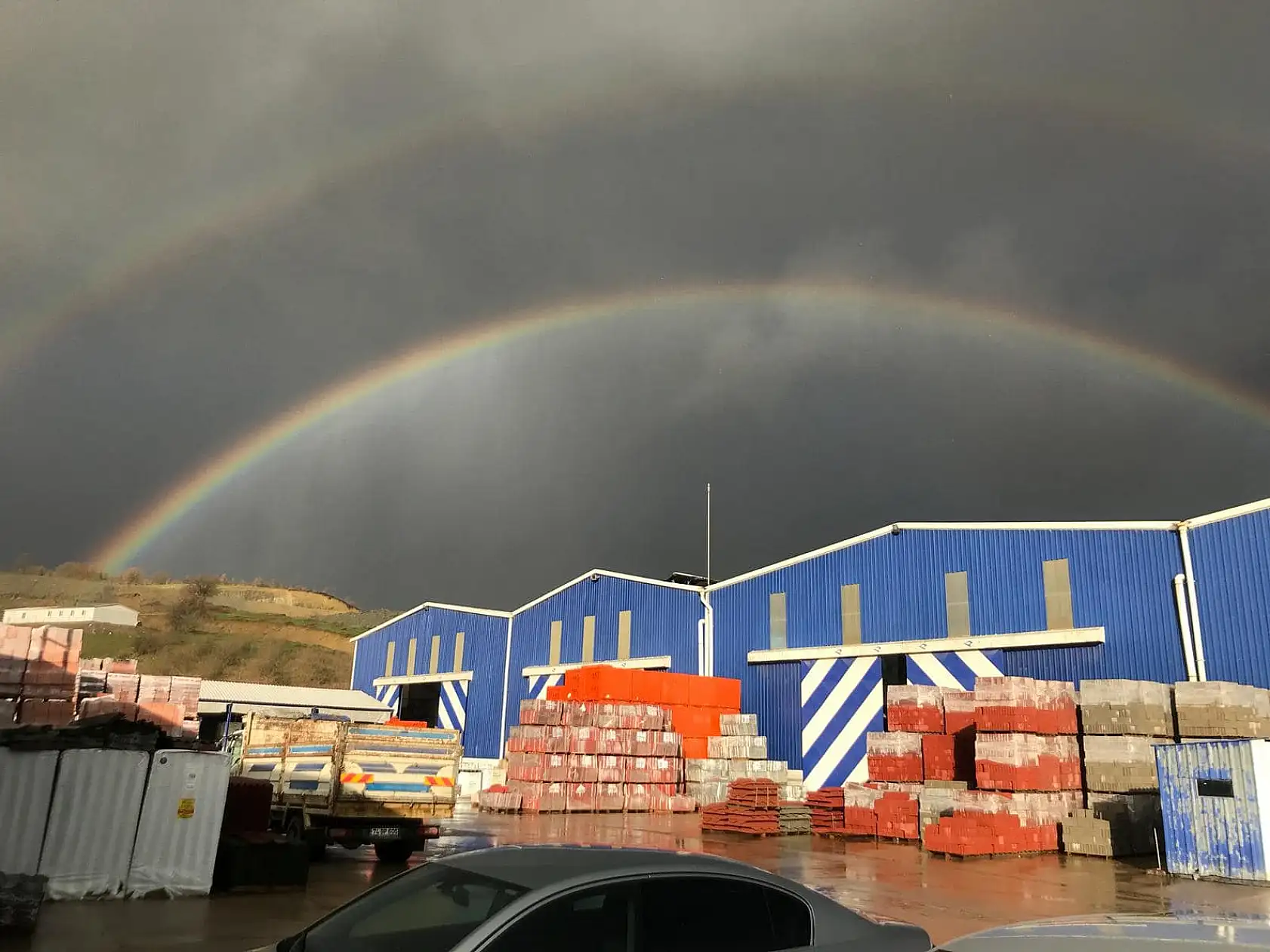 Gökyüzünde büyüleyen görüntüler