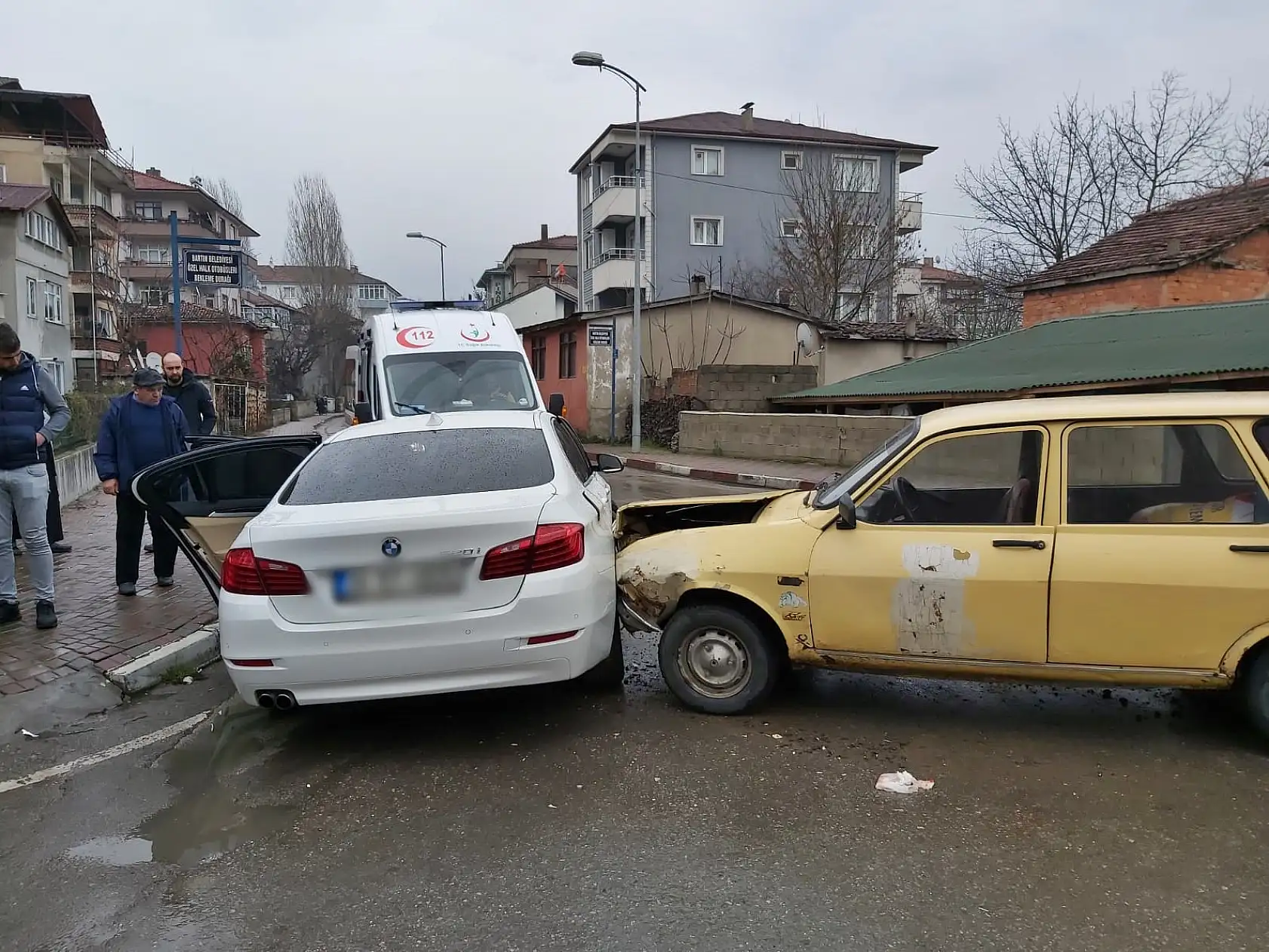 Gölbucağı mahallesinde kaza