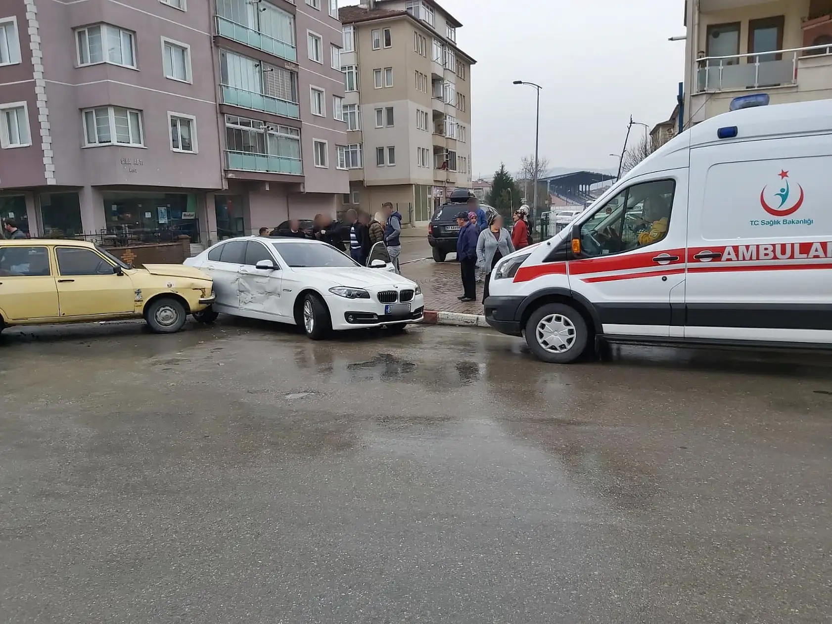 Gölbucağı mahallesinde kaza