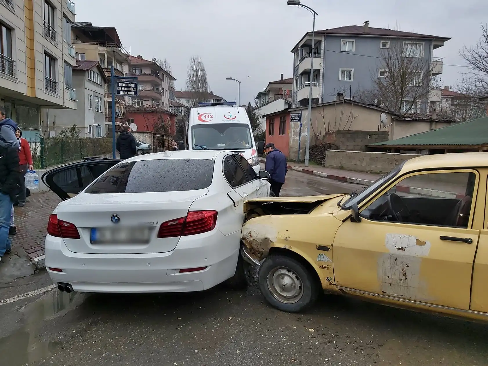 Gölbucağı mahallesinde kaza