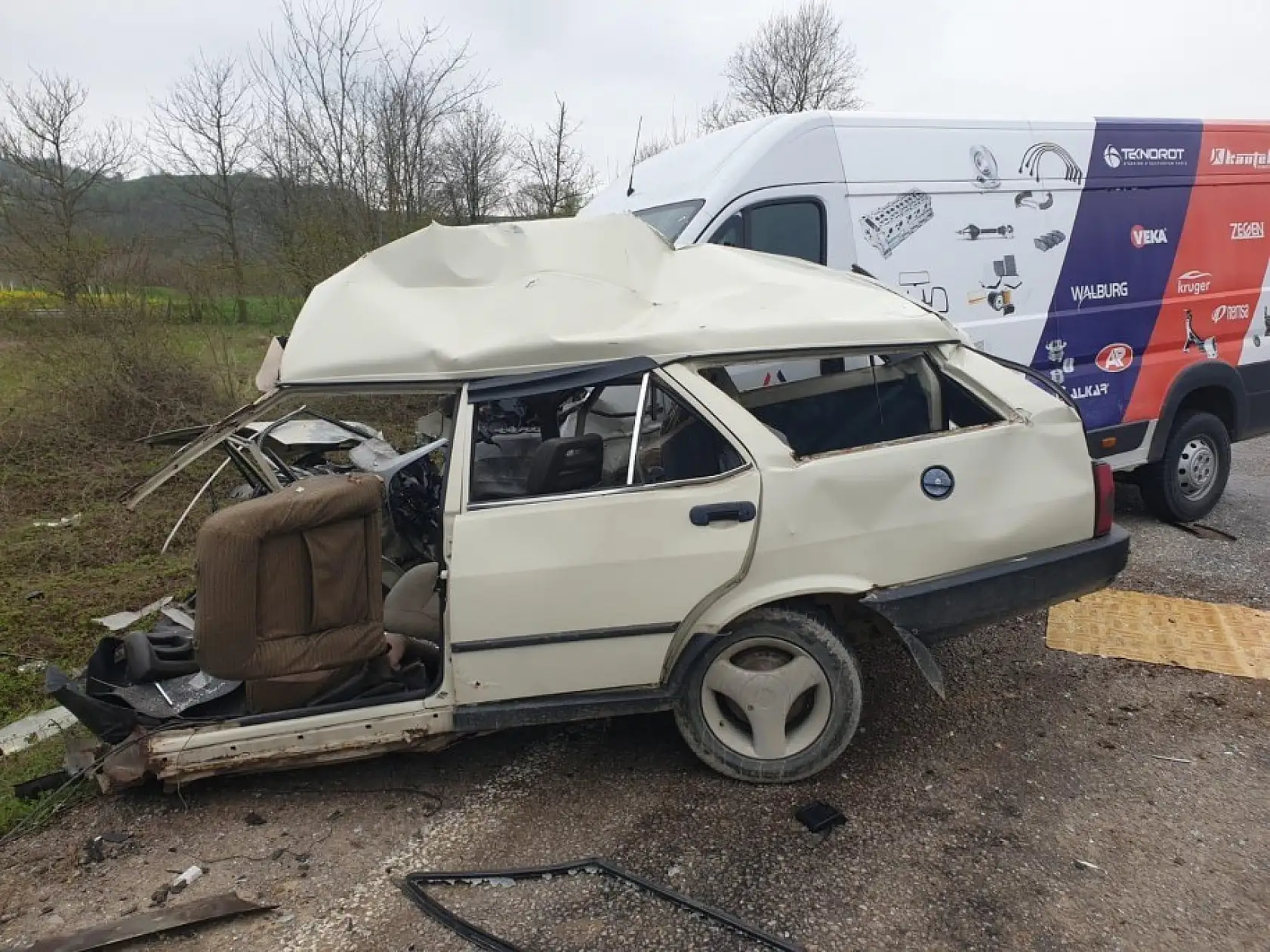 Feci kaza: 1 ölü 1 yaralı