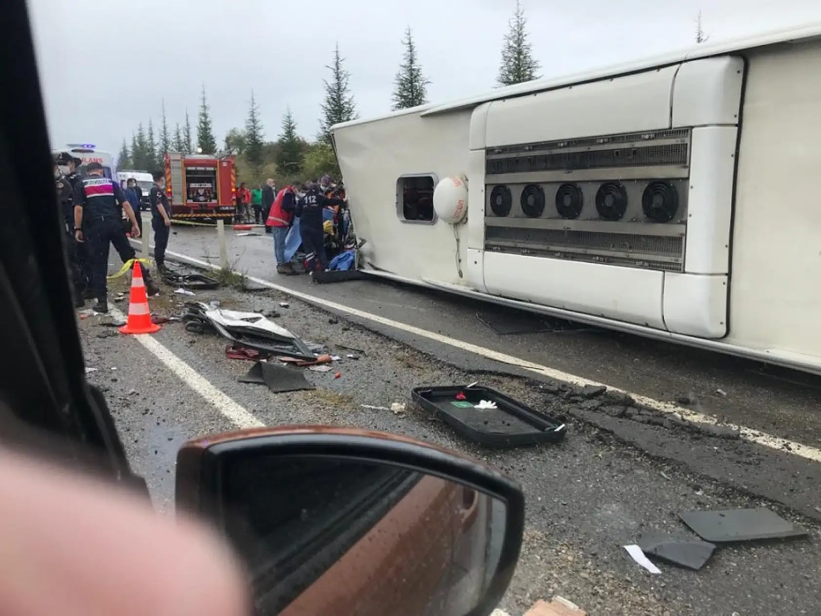 Bartın'da feci kaza, 3 ölü 1 yaralı