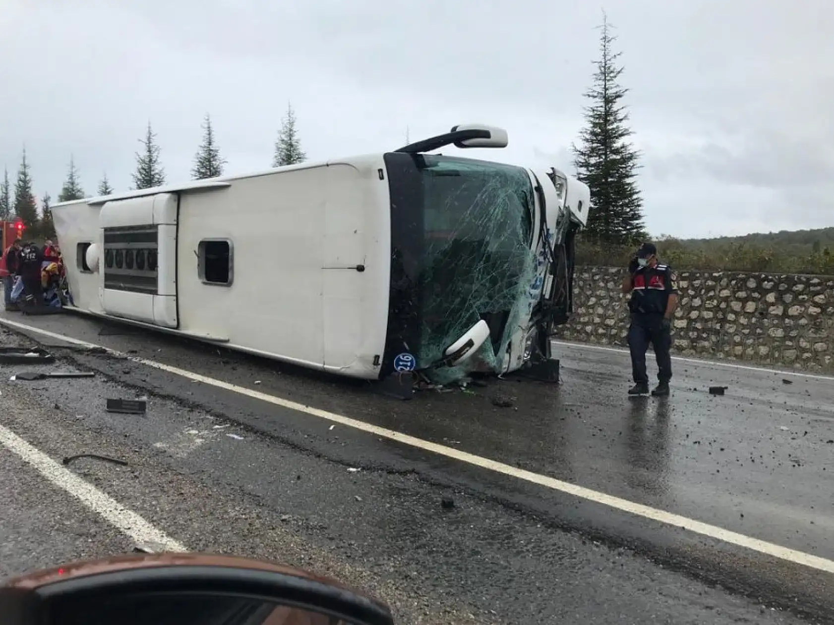 Bartın'da feci kaza, 3 ölü 1 yaralı