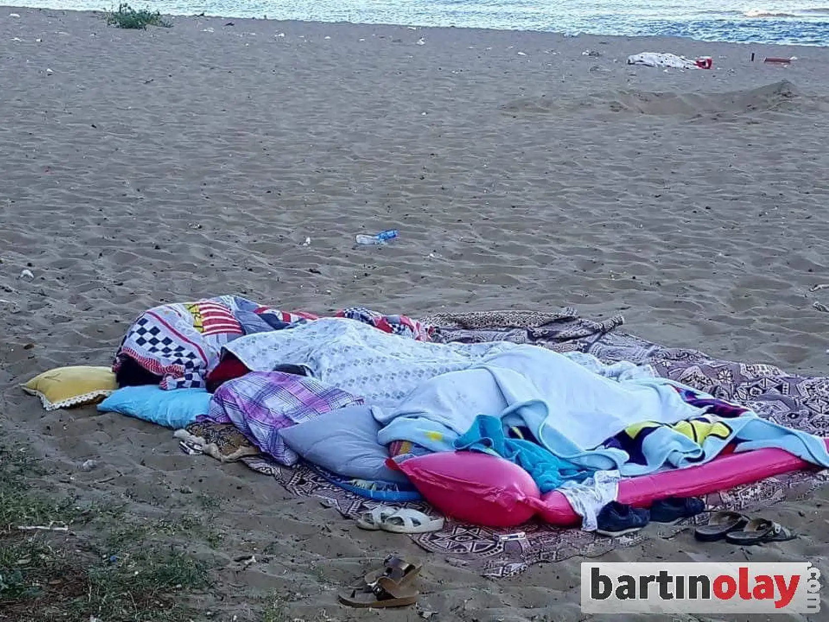 İnkumu'nda tatil manzaraları