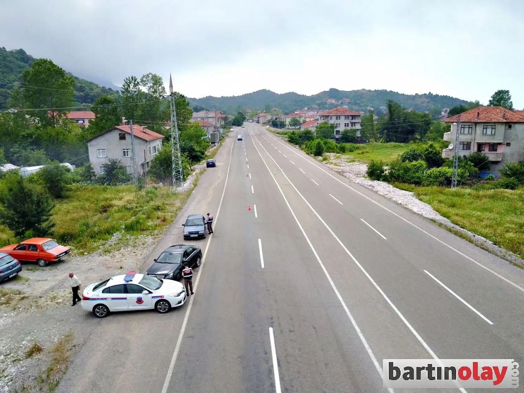 Jandarmadan Drone ile Bayram denetimi