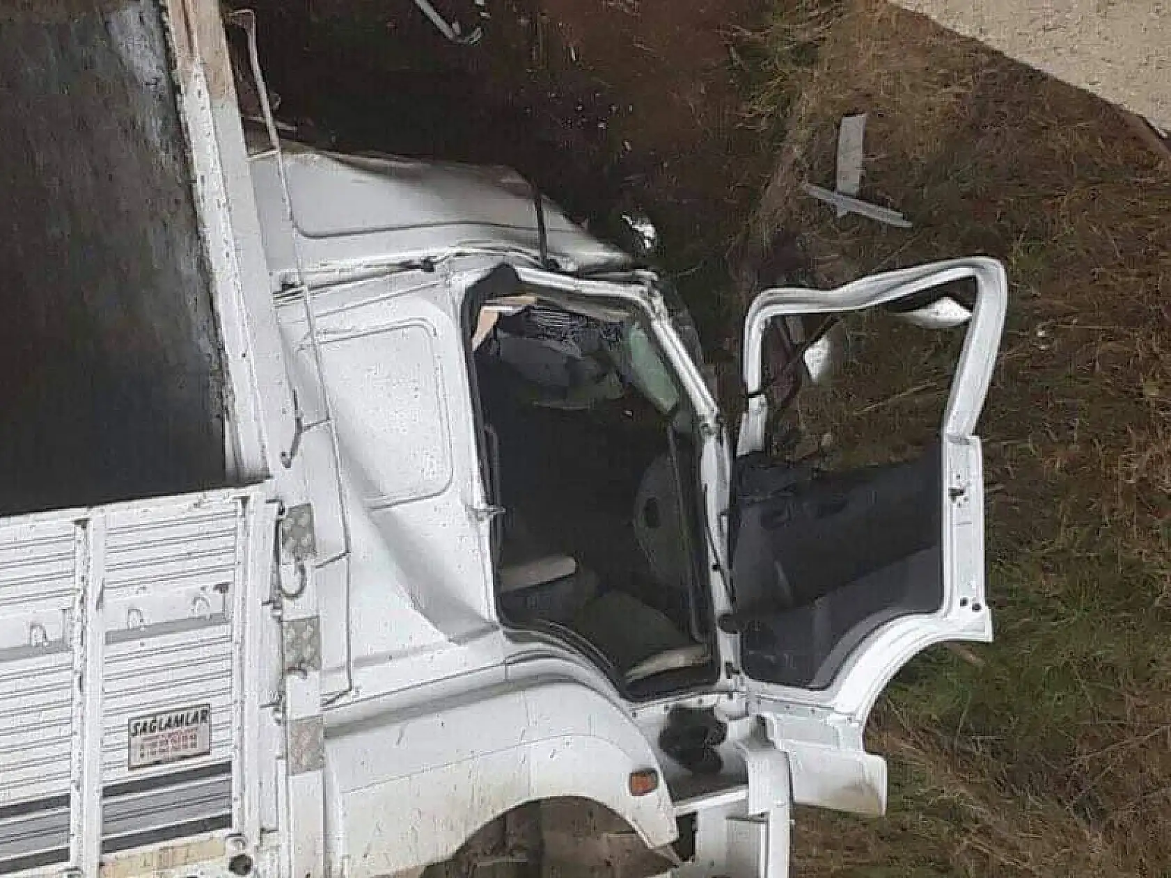 Kamyon sürücüsü son yolculuğuna uğurlandı