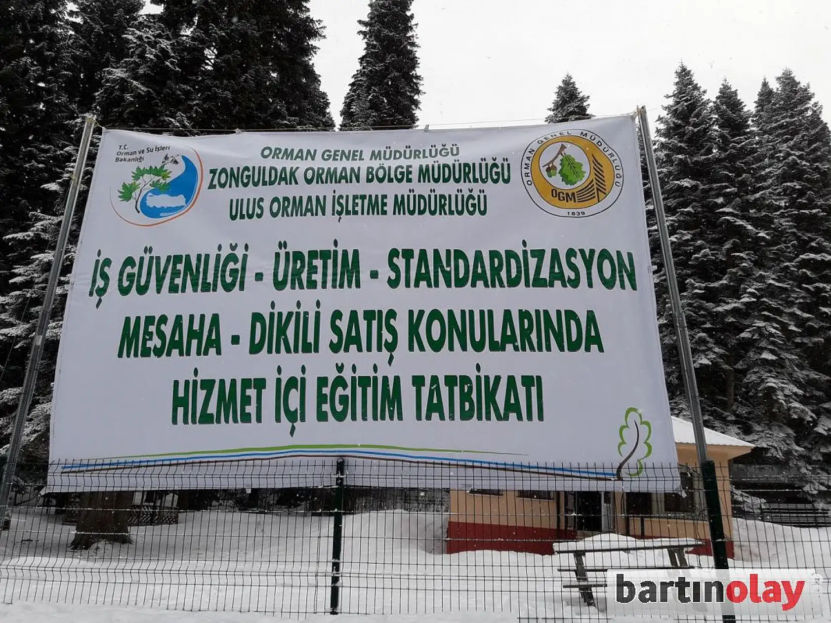 Karla kaplı Gezen yaylasında tatbikat