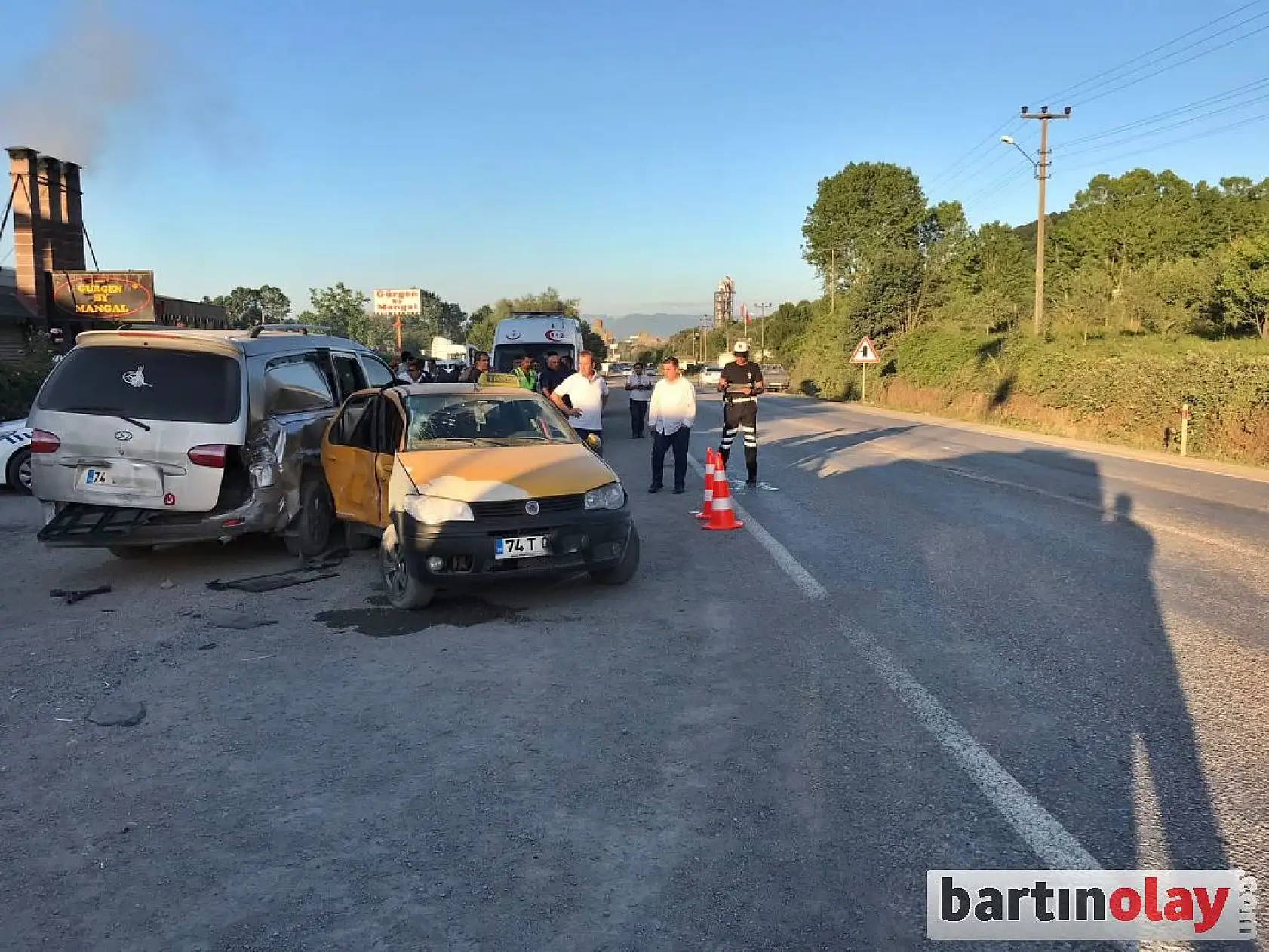 Kaza, İki araç çarpıştı