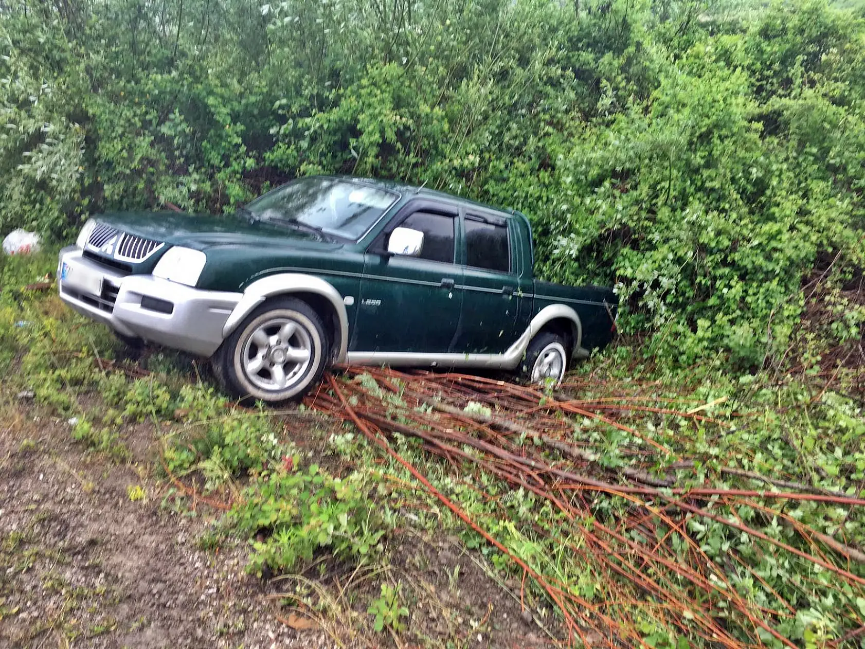 Kozcağız yolunda kaza oldu