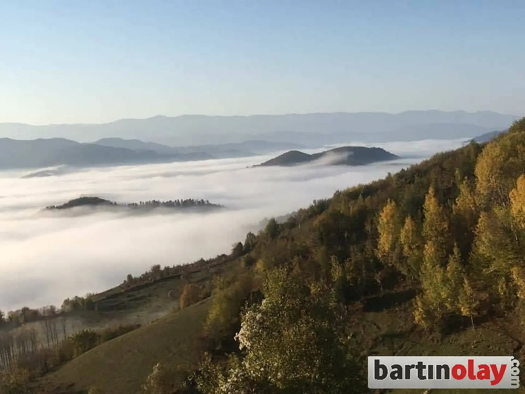Küre dağlarından eşsiz manzaralar