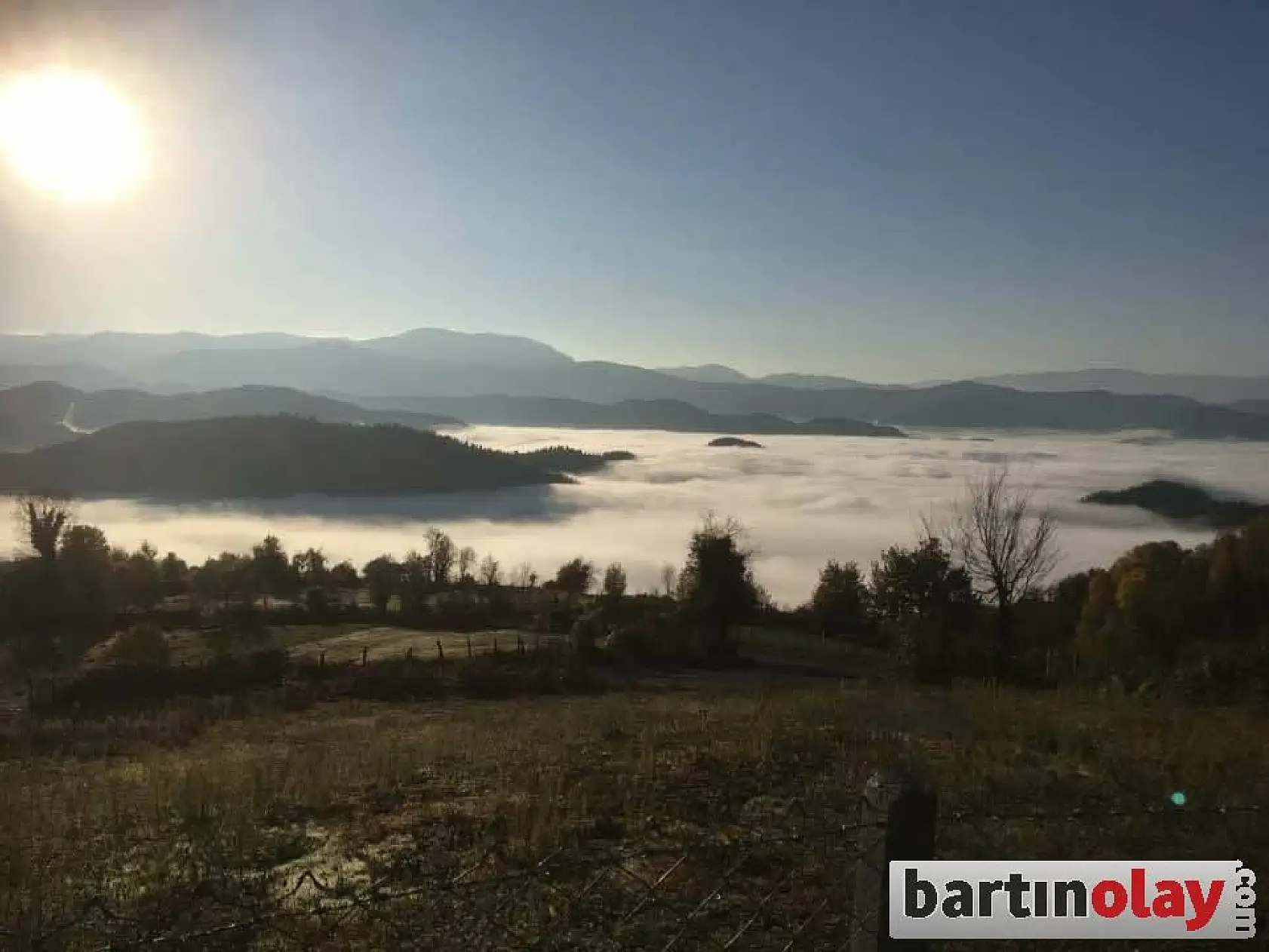 Küre dağlarından eşsiz manzaralar