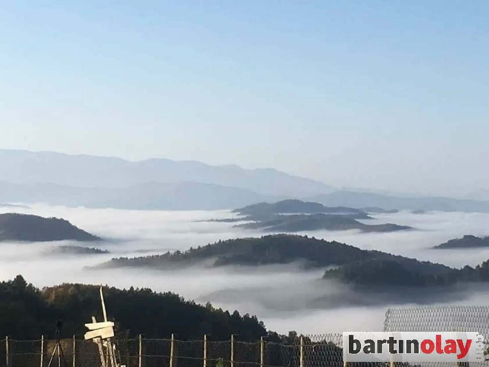 Küre dağlarından eşsiz manzaralar