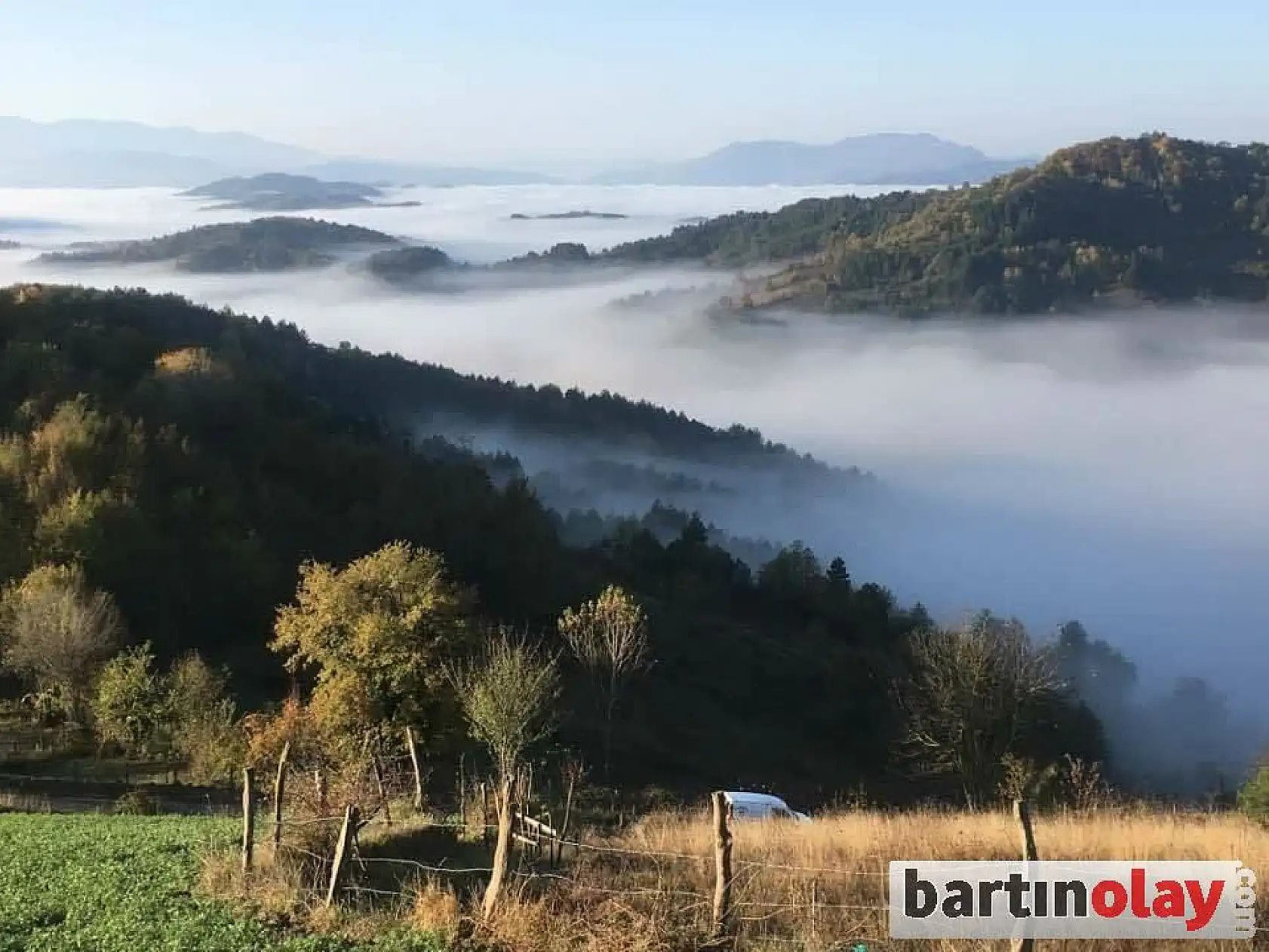 Küre dağlarından eşsiz manzaralar