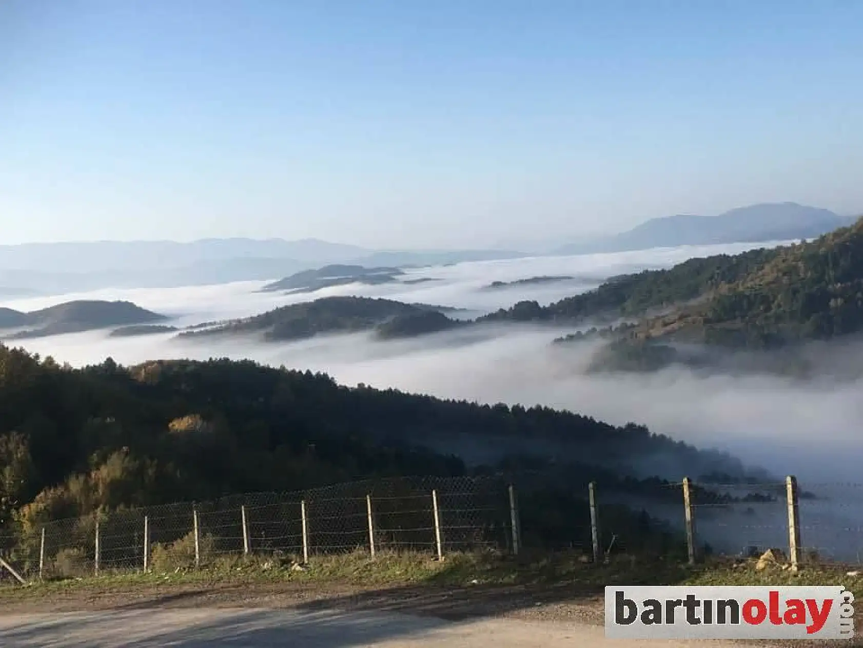 Küre dağlarından eşsiz manzaralar