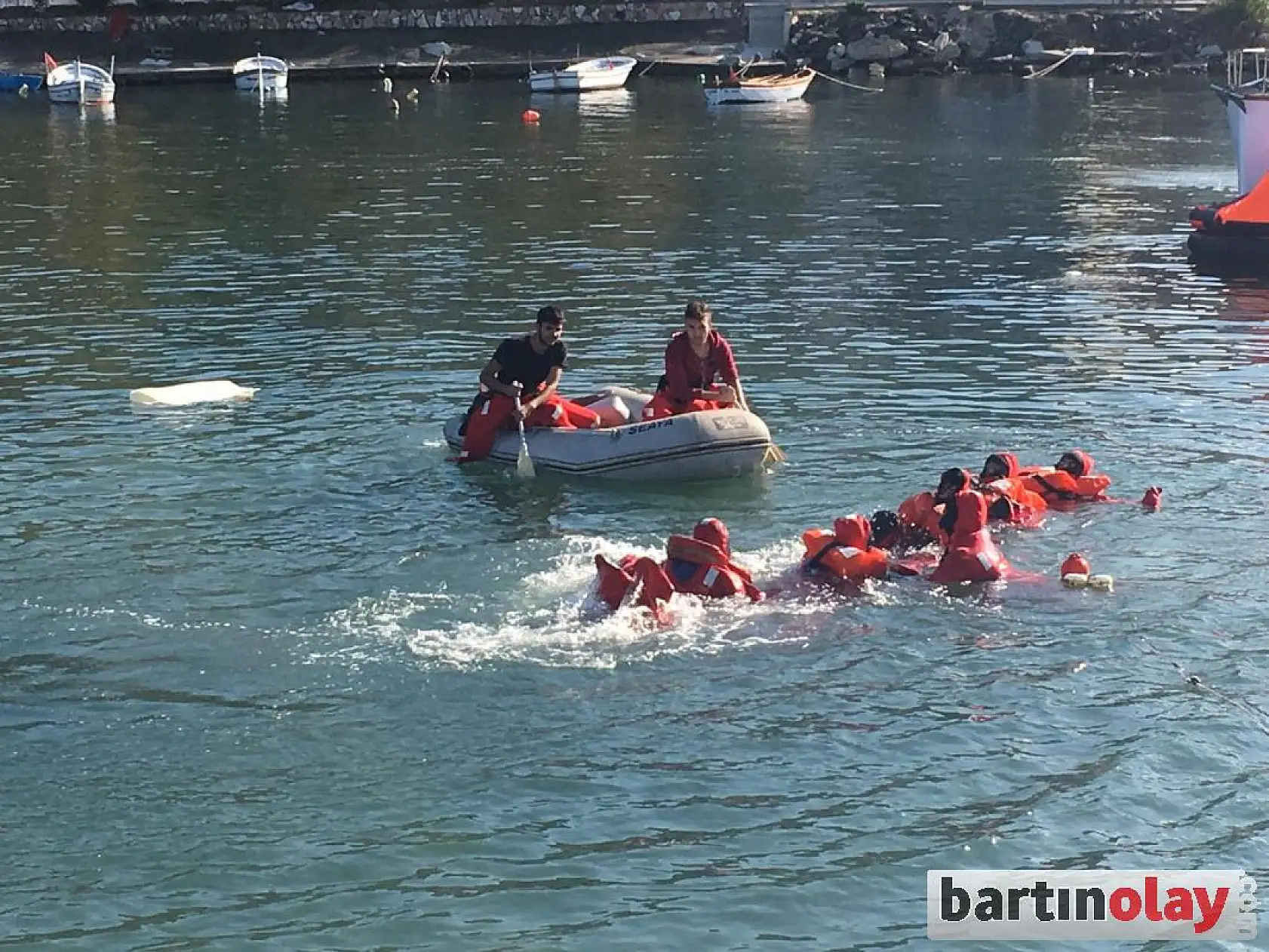 Kurucaşile limanında hareketli dakikalar