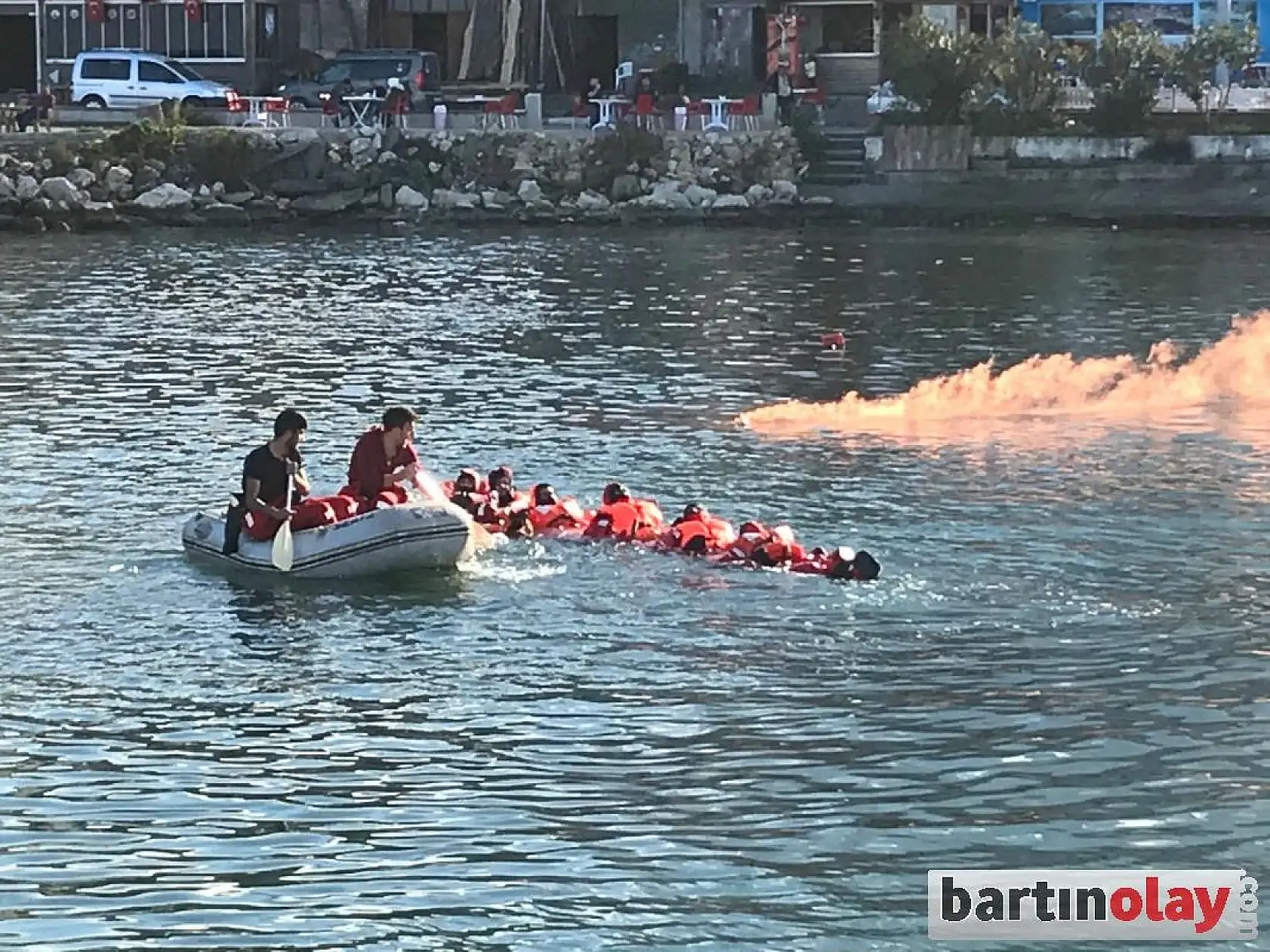Kurucaşile limanında hareketli dakikalar
