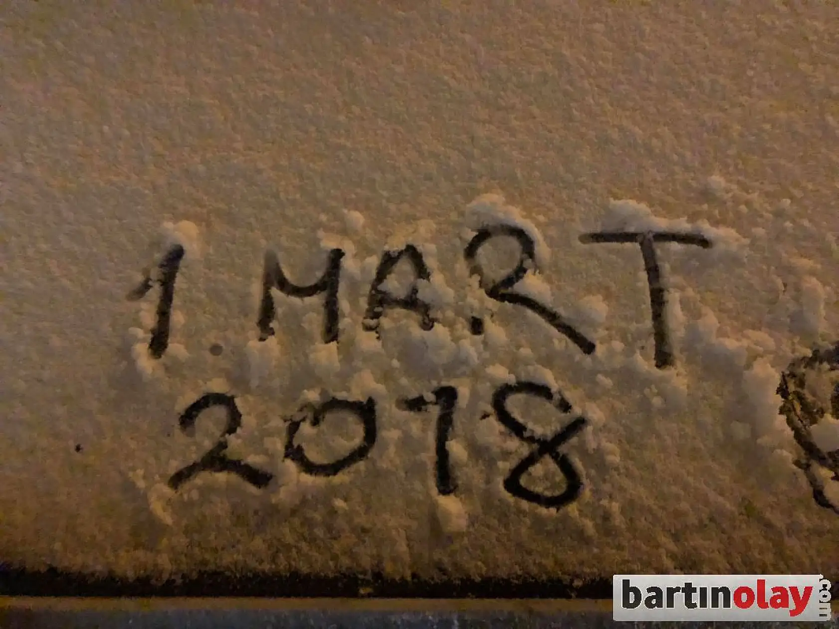 Mart Karı Bartın'ı Beyaza Bürüdü